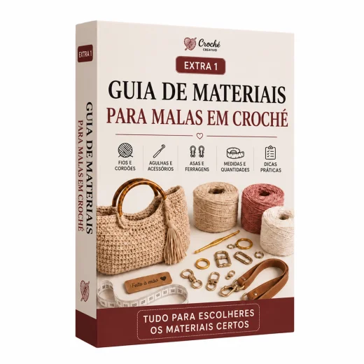 Guia de materiais para malas em croché