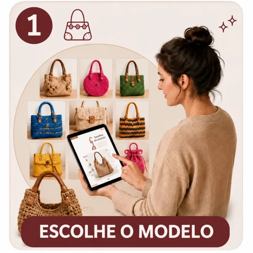Escolher o modelo de mala