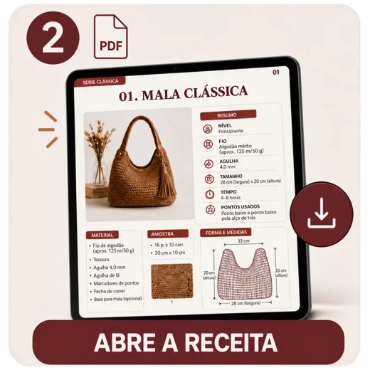 Abrir a receita em PDF